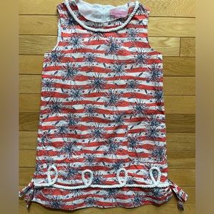 Lilly Pulitzer She’s a Firecracker Girls Dress Size 7